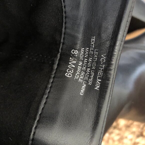 Black Vince Camuto Booties, Pointed Toe, Size 8 1/2M, Heeled - Picture 12 of 13